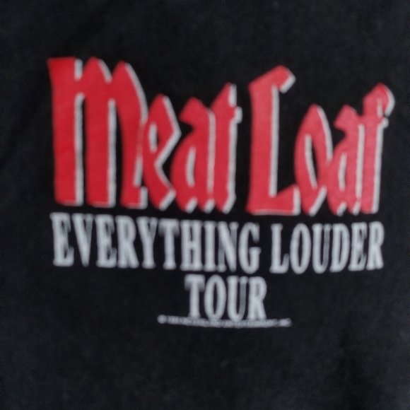 Meat Loaf "Everything Louder" '94 Concert Tshirt - Picture 2 of 5